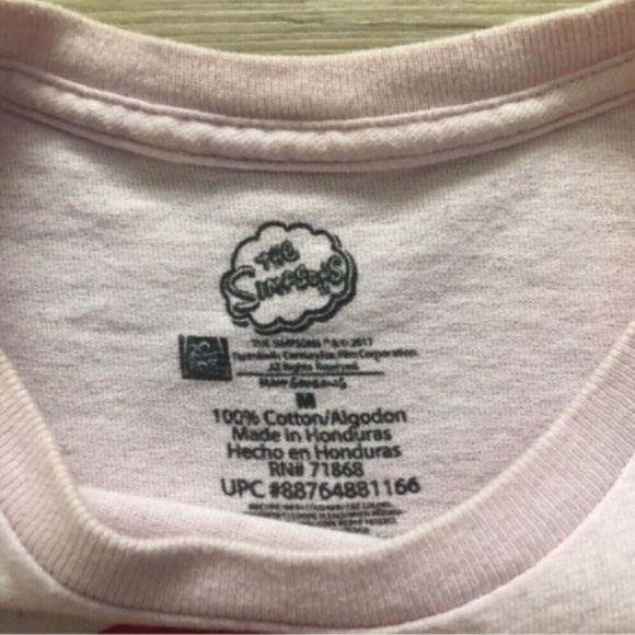 The Simpson’s Krusty the Clown Pink Tee Shirt - Picture 4 of 5